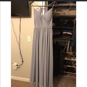 Dove gray bridesmaid/formal dress